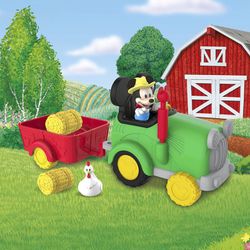 Микки трактор с фигурами