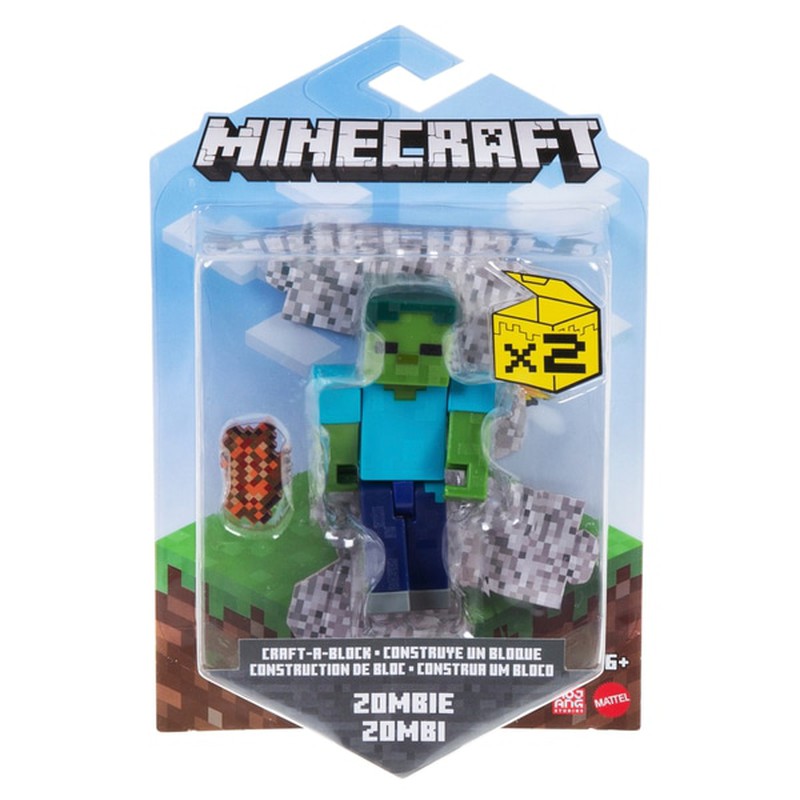 Minecraft - Figurines articulées Minecraft Dungeons assorties — Juguetesland