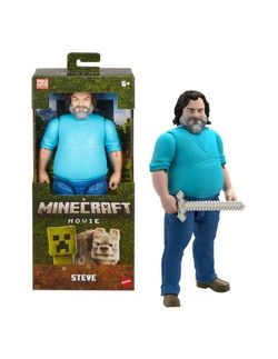 Minecraft Movie - Figura Steve - 30 cm.