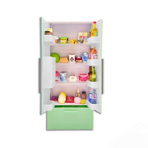 Coffret Mini Monde Réfrigérateur Vert avec 4 Capsules Surprise