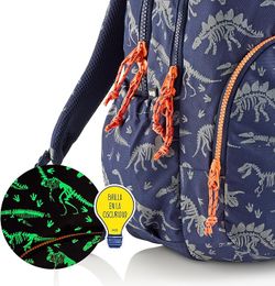 Triple Backpack - Oslo Dinoworld - Glow in the Dark - Miquelrius