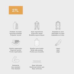 Triple Backpack - Oslo Dinoworld - Glow in the Dark - Miquelrius