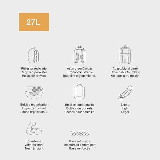 Triple Backpack - Oslo Dinoworld - Glow in the Dark - Miquelrius