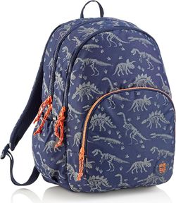 Mochila Triple - Oslo Dinoworld - Brilla En La Oscuridad - Miquelrius