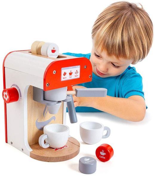 Moltó Cafetera de Juguete de Madera Coffee Maker