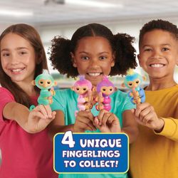 Интерактивные пальчики обезьян