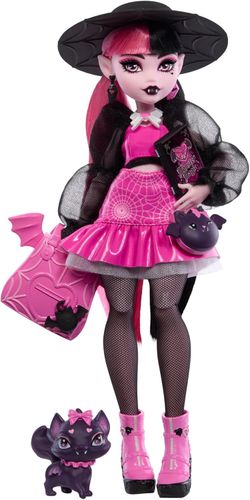 Monster High Дракулаура с графом Фэбулосом Питомец