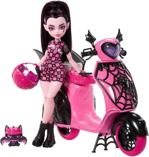 Monster High Draculaura et son scooter JDR61 MONSTER HIGH