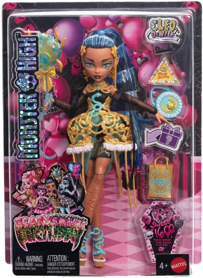 Monster High Muñeca Cleo De Nile Scary Sweet Birthday