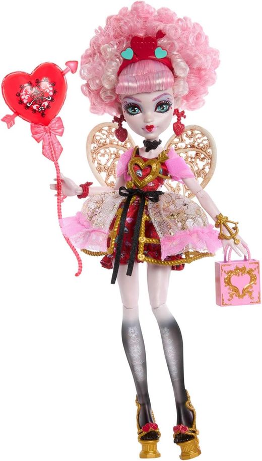 Boneca Monster High Cupido Asteria Assustadora Doce Aniversário