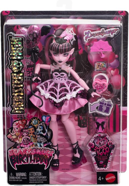 Кукла Дракулаура из Monster High: Страшно-сладкий день рождения