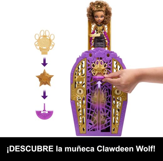 Monster High Skulltimate Secrets Mistérios de Hauntlywood Clawdeen Wolf