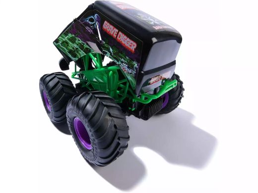 Monster Jam - Smash & Bash - Vehículo Grave Digger - Control Remoto