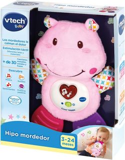 Anneau de dentition Hippopotame rose - Vtech