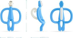 Matchstick Monkey Light Blue Baby Teether