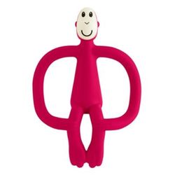 Mordedor Matchstick Monkey Rojo Rubine para Bebé