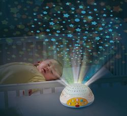 Mobiler Projektor zählt Schafe