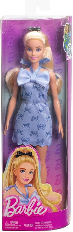 Poupée Barbie Fashionistas à nœuds bleus