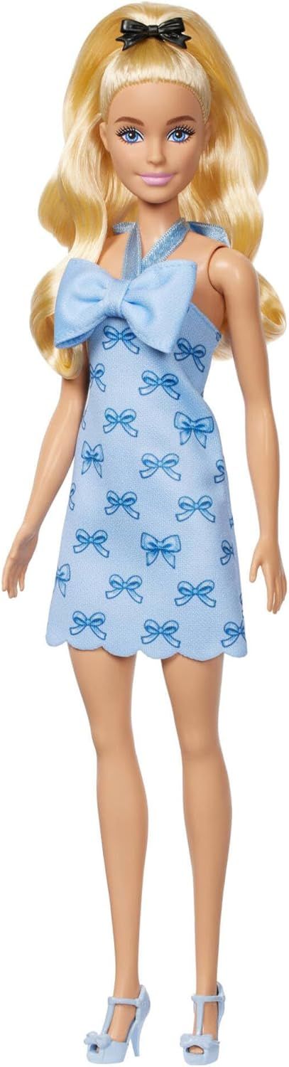 Poupée Barbie Fashionistas à nœuds bleus