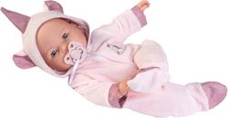 Boneca Bimba Lagrimitas 37 cm com fantasia de unicórnio - Antonio Juan