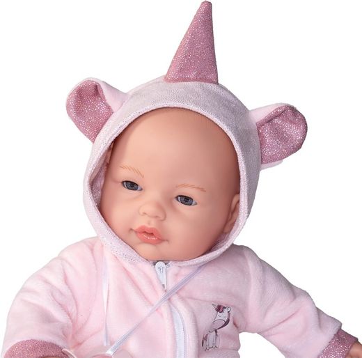 Boneca Bimba Lagrimitas 37 cm com fantasia de unicórnio - Antonio Juan