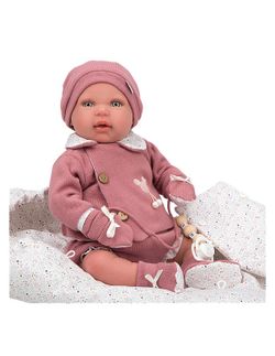 Muñeca Reborn 45 Cm Mia con Saco de Dormir Arias — Juguetesland