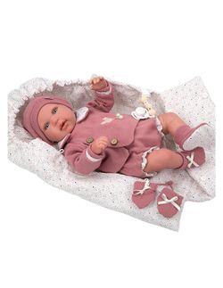 Muñeca Reborn 45 Cm Mia con Saco de Dormir - Arias