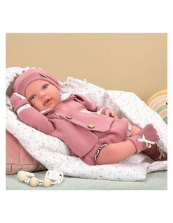 Muñeca Reborn 45 Cm Mia con Saco de Dormir - Arias