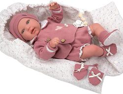 Muñeca Reborn 45 Cm Mia con Saco de Dormir - Arias