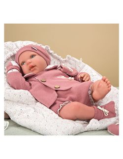 Muñeca Reborn 45 Cm Mia con Saco de Dormir - Arias