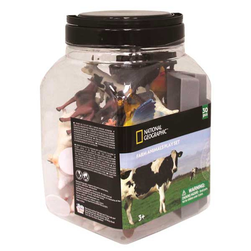 National Geographic 30 Piece Bucket - Farm Animals — Juguetesland