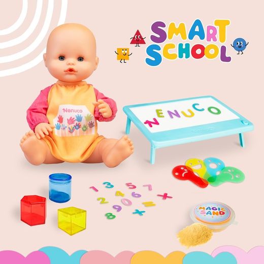 Nenuco Smart School com Mesa de Luz e Acessórios