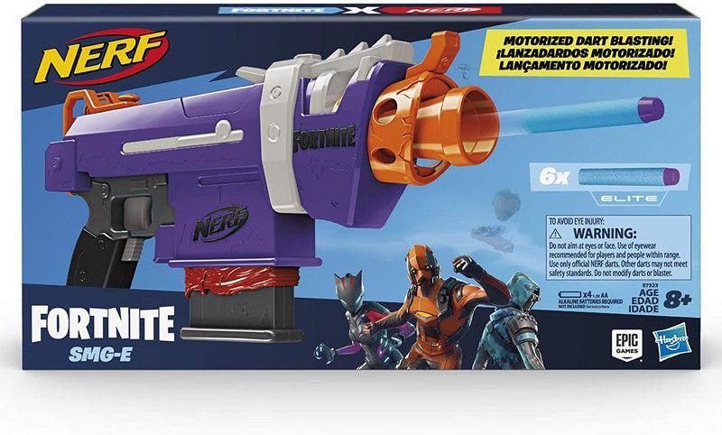 Nerf Fortnite SMG-E — Juguetesland