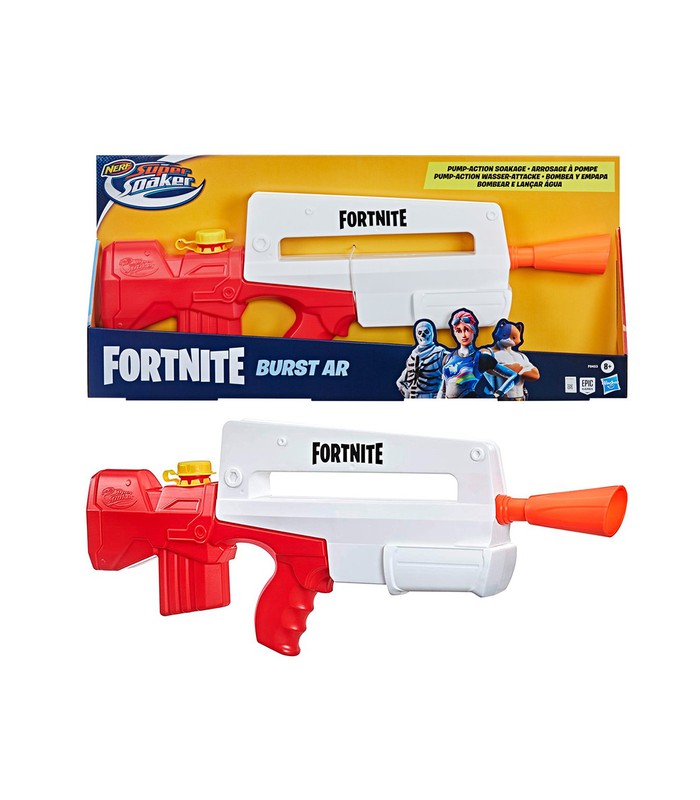 pistolet et flechettes Nerf Fortnite Officielles orange bleu