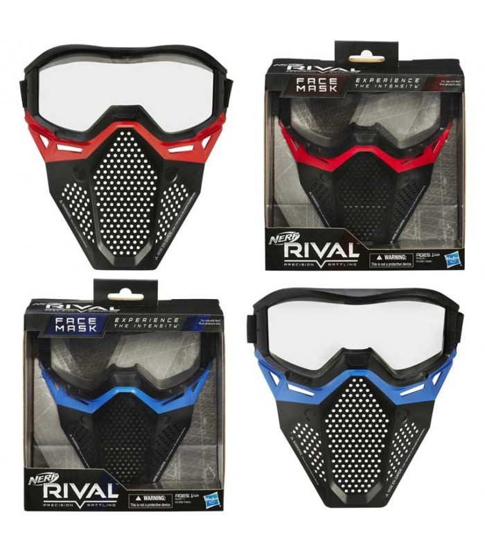 Masque de Visage Vicoki Masque Tactique de Protection Lunettes pour Nerf Rival CS Pare-balles 