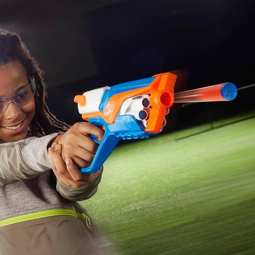 Pistolet Nerf série N Agility avec 12 fléchettes