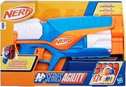 Pistolet Nerf série N Agility avec 12 fléchettes