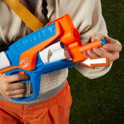 Pistolet Nerf série N Agility avec 12 fléchettes