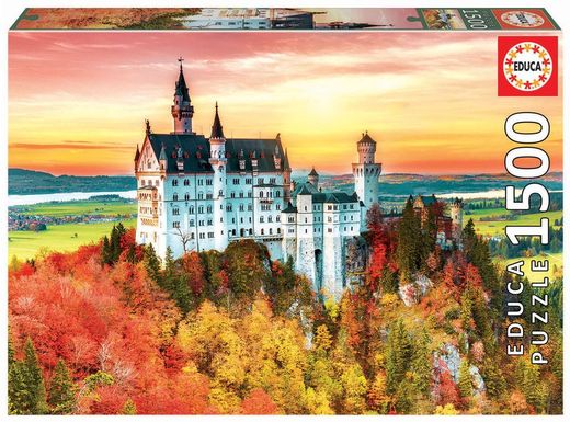 Herbst in Neuschwanstein - 1500 Teile - Educa