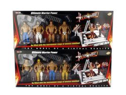 Pack 4 Luchadores Con Ring