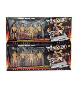 Pack 4 Luchadores Con Ring