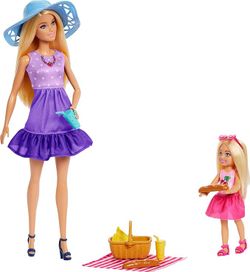 Pacchetto di bambole Barbie e Chelsea Picnic