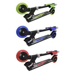 Алюминиевый самокат - цвет: зеленый / красный / синий