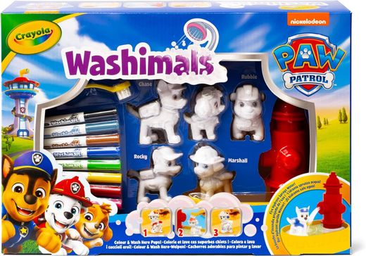 Paw Patrol Washimals - Adorabili cuccioli da dipingere e lavare - Crayola