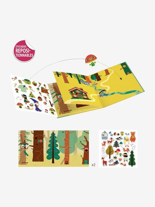 Stickers Contes - La Forêt Magique - Djeco