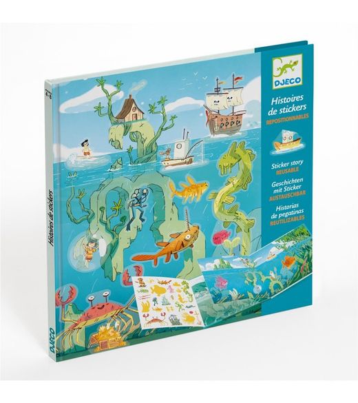 Adesivos Contos - Aventuras no Mar - Djeco