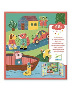 Pegatinas Reposicionables Los Animales - Djeco