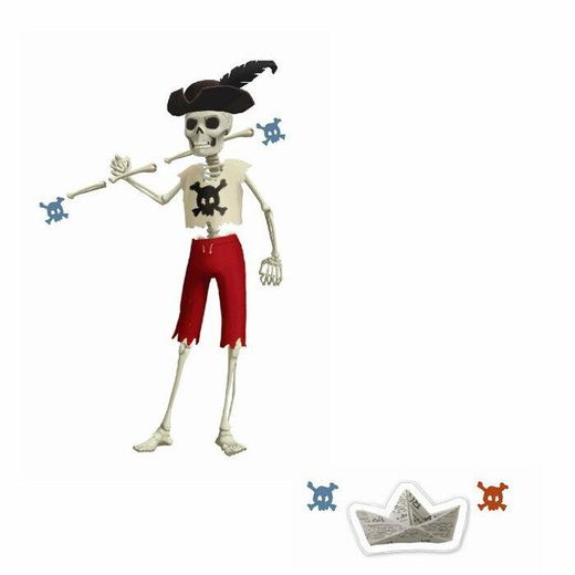 Adesivos de pirata reposicionáveis ​​- Djeco