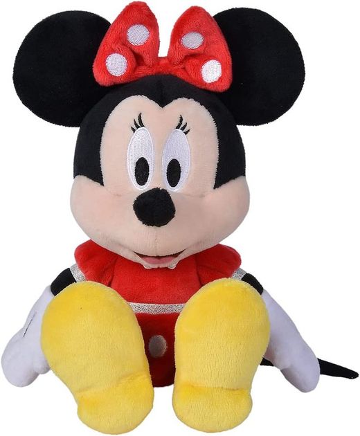 Peluche Disney - Minnie Mouse avec robe rouge
