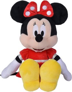 Pelúcia Disney - Minnie Mouse com vestido vermelho 35 cm